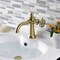 Kingston Brass KS3547RKX Single-Handle Bathroom Faucet with Push Pop-Up, Brushed Brass KS3547RKX - alternate 5